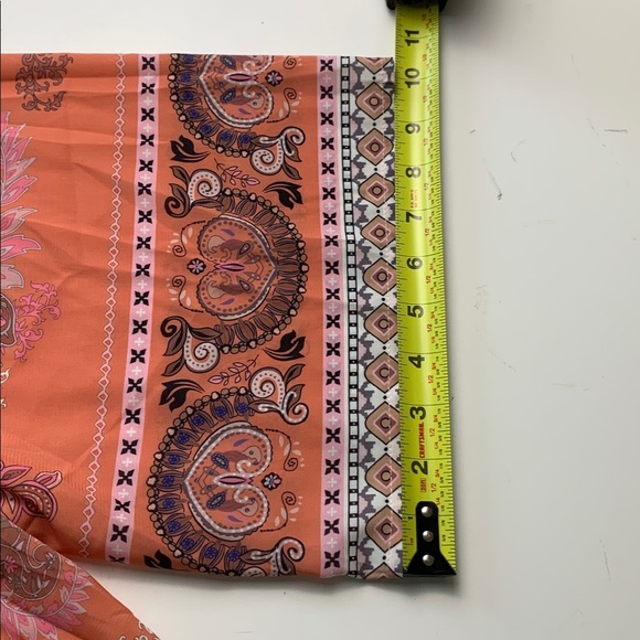 Bloomchic NWT Duster / Beach Cover Up, Coral - Picture 12 of 12